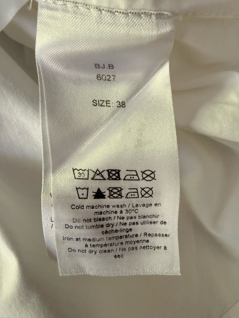 GANNI Shirred Cotton Poplin Blouse in White - Picture 10 of 13